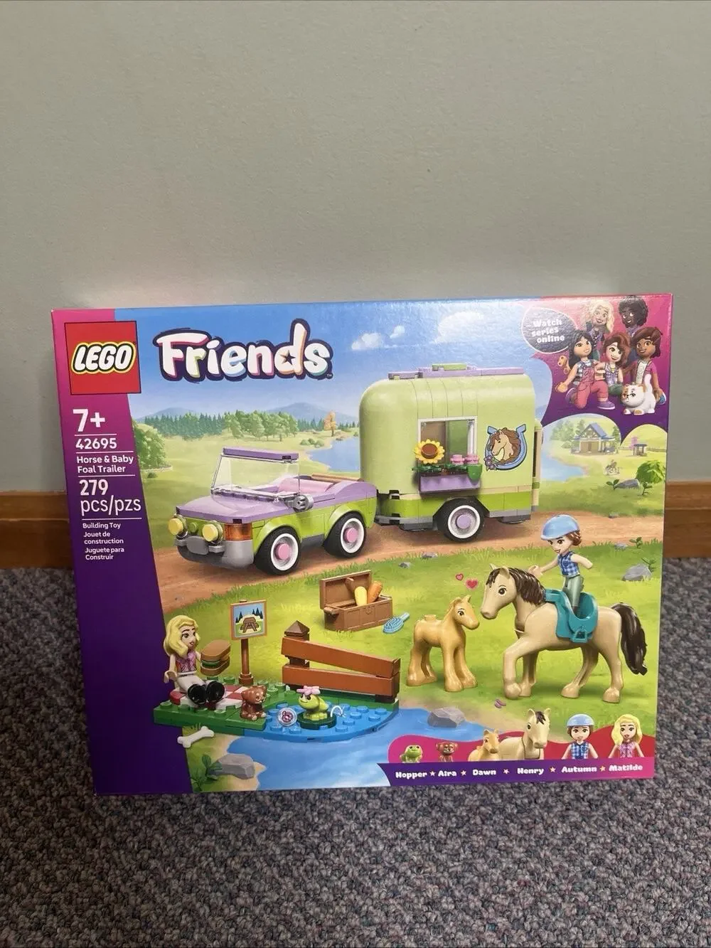 LEGO Friends HORSE & BABY FOAL TRAILER 42695 NEW & SEALED
